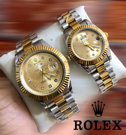 Rolex Watch  Duo Set with Box