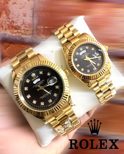 Rolex Watch  Duo Set with Box