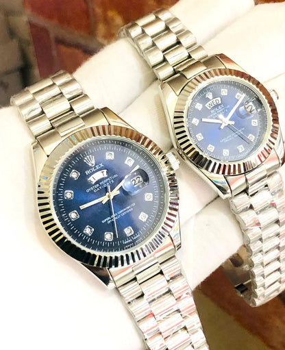 Rolex Watch  Duo Set with Box