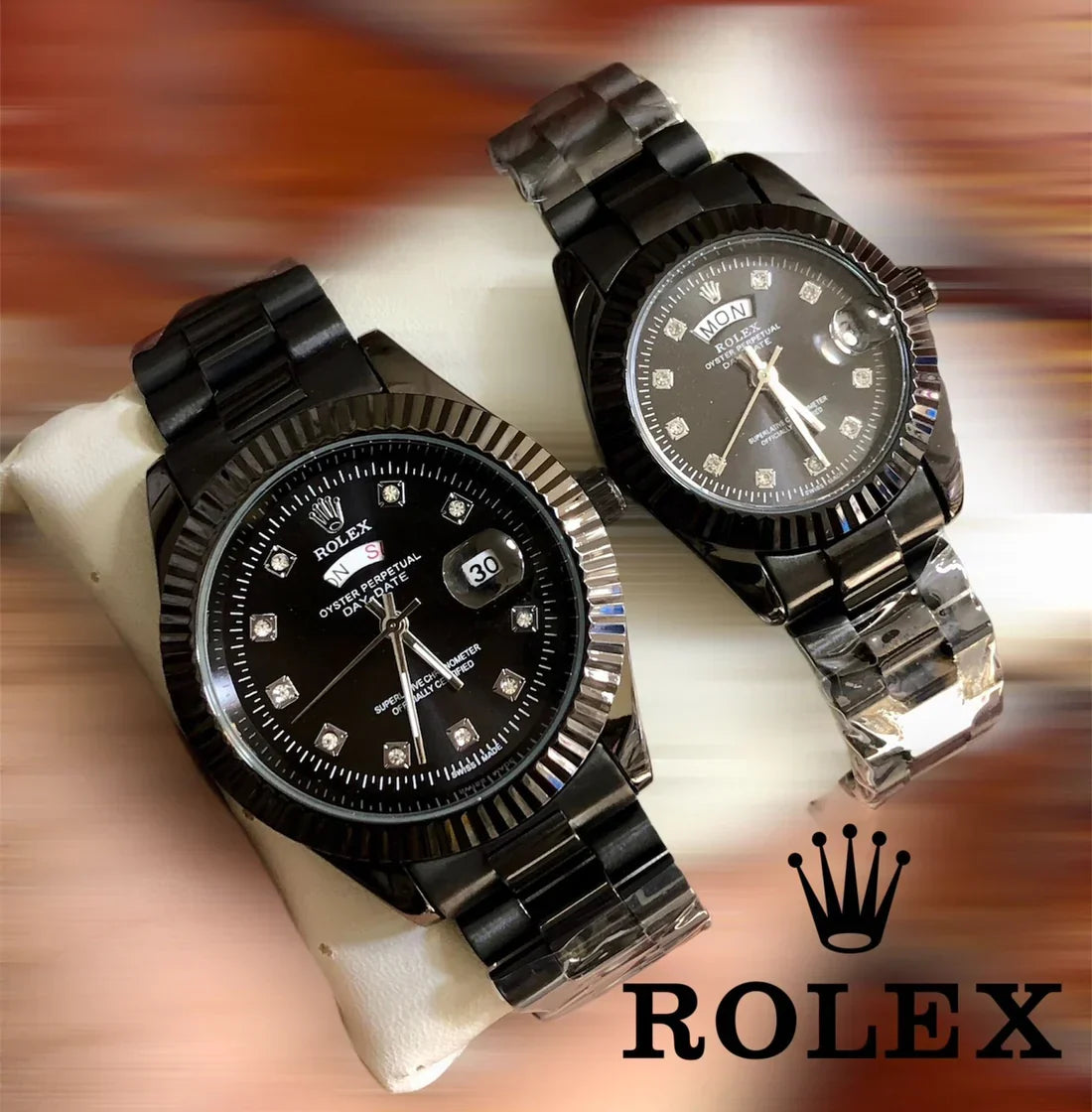 Rolex Watch  Duo Set with Box