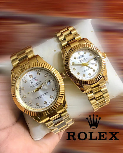 Rolex Watch  Duo Set with Box